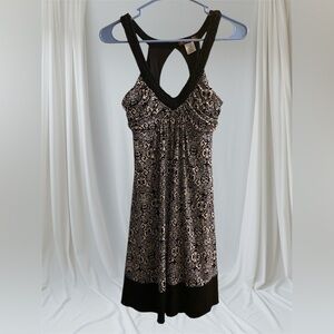 Trixxi Womens Little Black & White Dress